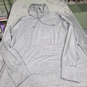 Nike Woman’s Dri-Fit-Hooded Long Sleeve, Logo - Size 2X